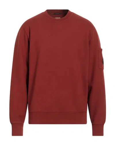 C.p. Company C. P. Company Man Sweatshirt Brick Red Size L Cotton In Red