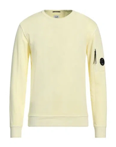 C.p. Company C. P. Company Man Sweatshirt Light Yellow Size Xl Cotton