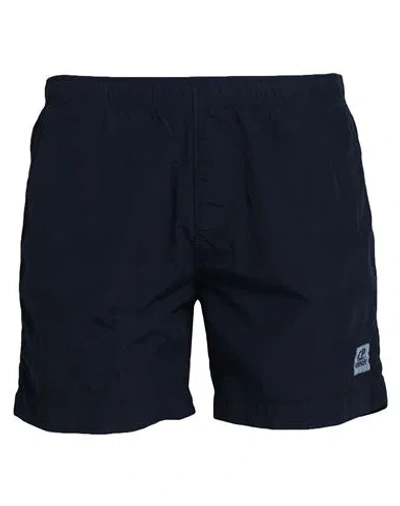 C.p. Company Swim Shorts In Blue
