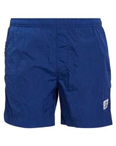 C.p. Company C. P. Company Man Swim Trunks Navy Blue Size 28 Polyamide In Navy Blue