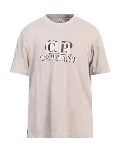 C.p. Company C. P. Company Man T-shirt Dove Grey Size Xl Cotton