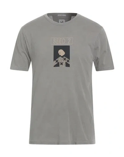 C.p. Company C. P. Company Man T-shirt Grey Size Xxl Cotton