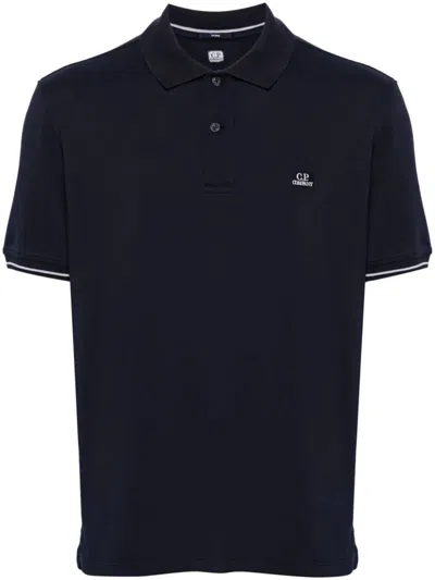 C.p. Company C. P. Company `tacting Piquet` Polo Shirt In Blue