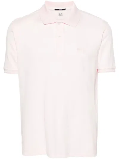 C.p. Company `tacting Piquet` Polo Shirt In Pink