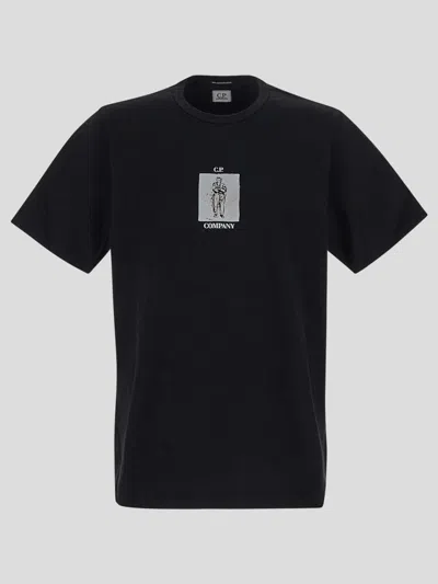 C.p. Company C.p.company T-shirts And Polos In Black