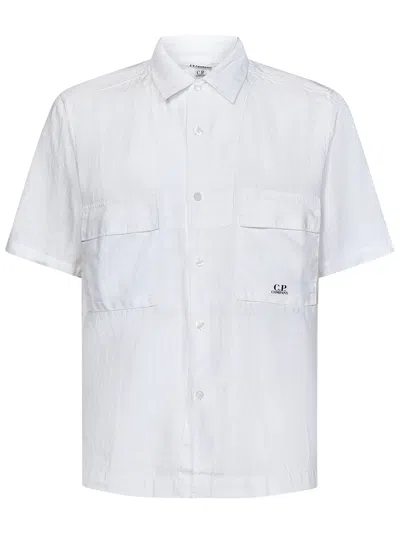 C.p. Company Camicia  In Bianco