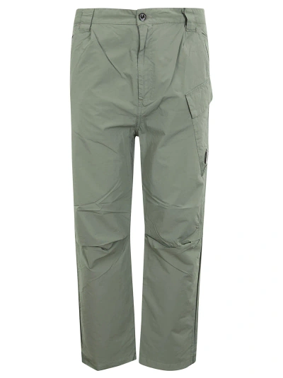 C.p. Company Flatt Nylon Regular Utility Pants In Agave Green