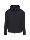 C.p. Company C.p. Shell-r Goggle Jacket In Black  
