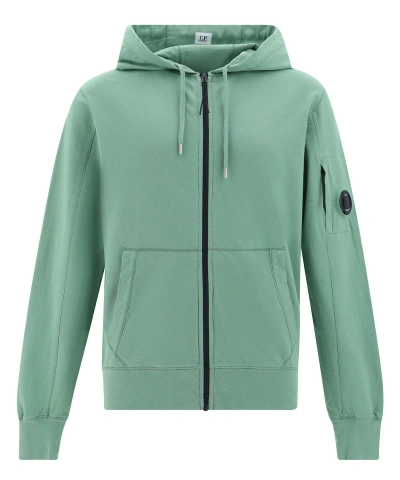 C.p. Company Hoodie In Green