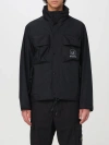 C.p. Company C.p.company Technical Fabric Jacket With Internal Removable Down Jacket In Black