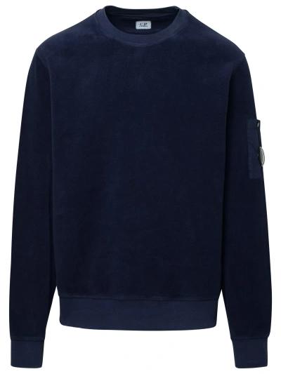 C.p. Company Man Blue Cotton Sweatshirt