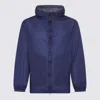 C.P. COMPANY C.P. COMPANY MEDIEVAL BLUE NYLON CASUAL JACKET