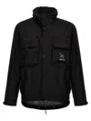 C.p. Company C.p.company Technical Fabric Jacket With Internal Removable Down Jacket In Black