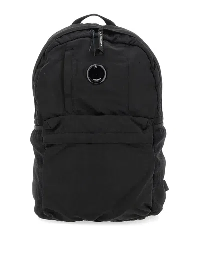 C.p. Company Nylon Backpack In Black