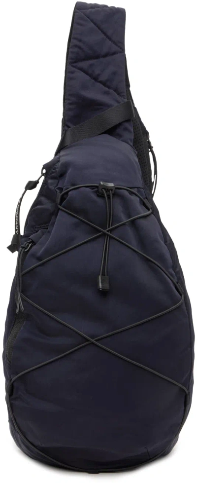 C.p. Company Navy Nylon B Crossbody Bag In Total Eclipse 888