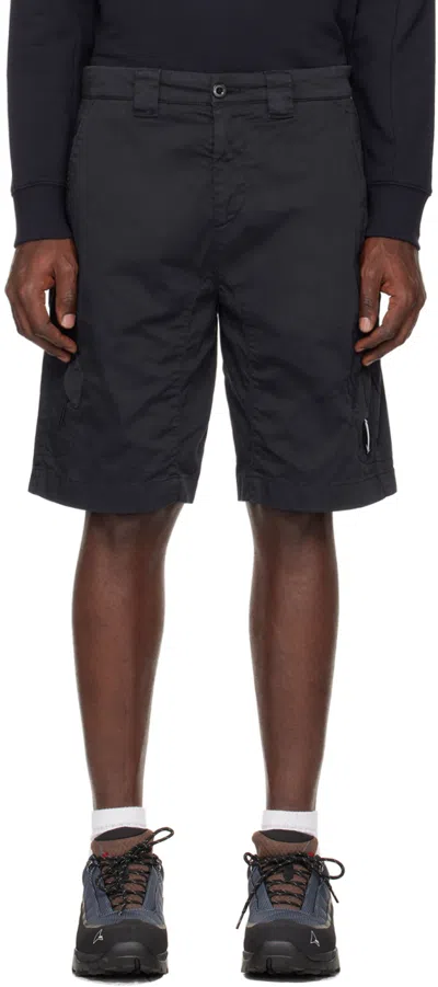 C.p. Company Navy Utility Shorts In Total Eclipse 888