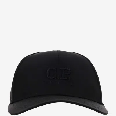 C.p. Company Nylon Lens Hat With Logo In .