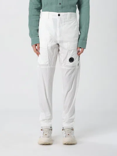 C.P. COMPANY PANTS C. P. COMPANY MEN COLOR WHITE,F50857001