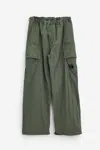 C.p. Company Cargo Trousers In Green