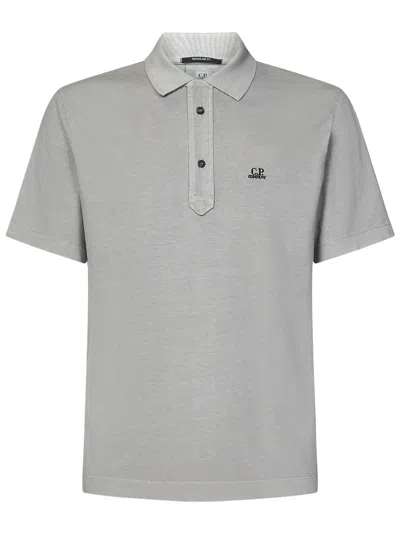 C.p. Company Polo Shirt In Grey