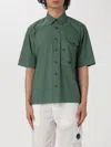 C.p. Company Shirt  Men Color Green In Green