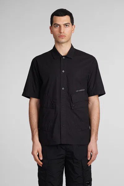 C.p. Company Shirt In Black Cotton