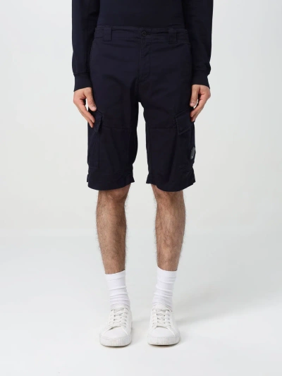 C.p. Company Short  Men Color Blue In Blue