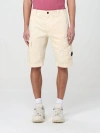 C.p. Company Short  Men In Yellow Cream