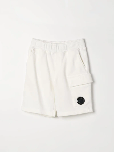 C.p. Company Shorts  Kids Color White