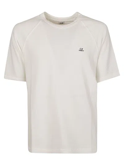 C.p. Company Sponge Fleece T-shirt In White