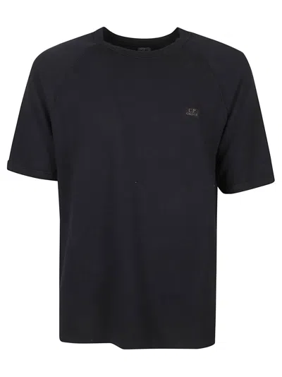 C.p. Company Sponge Fleece T-shirt In Total Eclipse