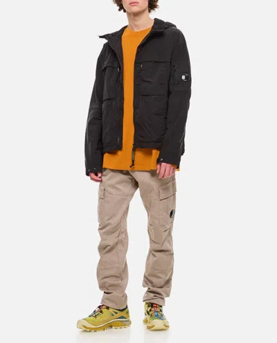 C.p. Company Lens-detail Cargo Pants In Tortora