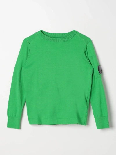 C.p. Company Sweater  Kids Color Green