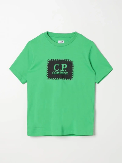 C.p. Company T-shirt  Kids Color Green In Green