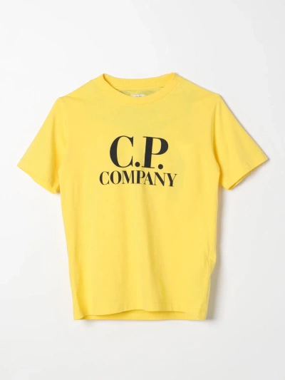 C.p. Company T-shirt  Kids Color Yellow In Yellow