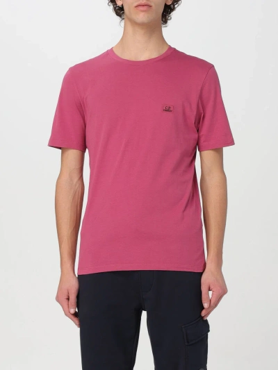 C.p. Company T-shirt  Men Color Azalea In Azalea