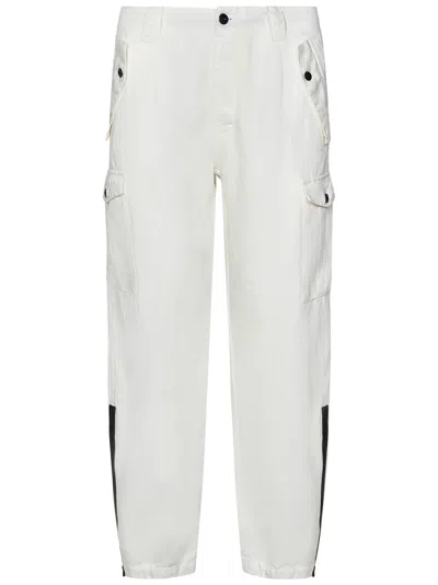 C.p. Company Trousers In White