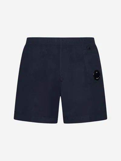 C.p. Company Utility Pocket Swim Shorts In Total Eclipse