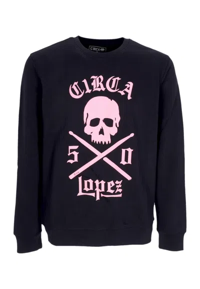 C1rca Crewneck Man Lopez 50 Crewneck Black/canyon Pink
