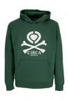 C1rca Hoodie Man Bones Hoodie Green Bottle In Bottle Green