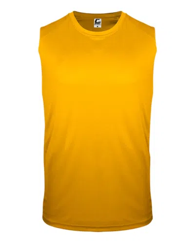 C2 Sport Sleeveless T-shirt In Gold
