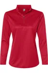 C2 Sport Women´s Quarter-zip Pullover In Red