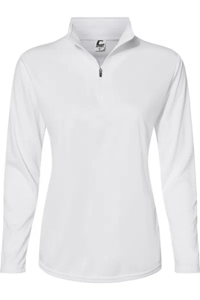 C2 Sport Women´s Quarter-zip Pullover In White