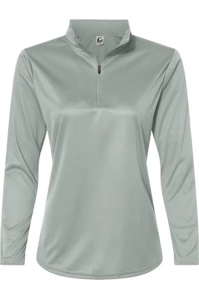 C2 Sport Women´s Quarter-zip Pullover In Silver