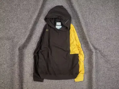 Pre-owned C2h4 18ss - Design Dark Reconstructed Sleeve Hoodie In Gray