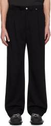 C2H4 BLACK VRILLE TROUSERS