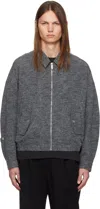 C2h4 Gray Disaaray Jacket In Gray