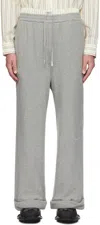 C2h4 Gray Fall Day Sweatpants In Gray