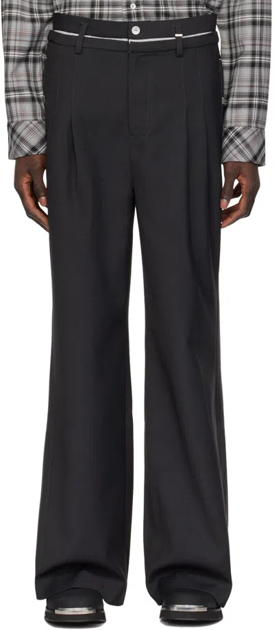 C2h4 Gray Four-pocket Trousers In Literal Gray