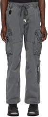 C2h4 Gray Volcano Cargo Pants In Erode Gray